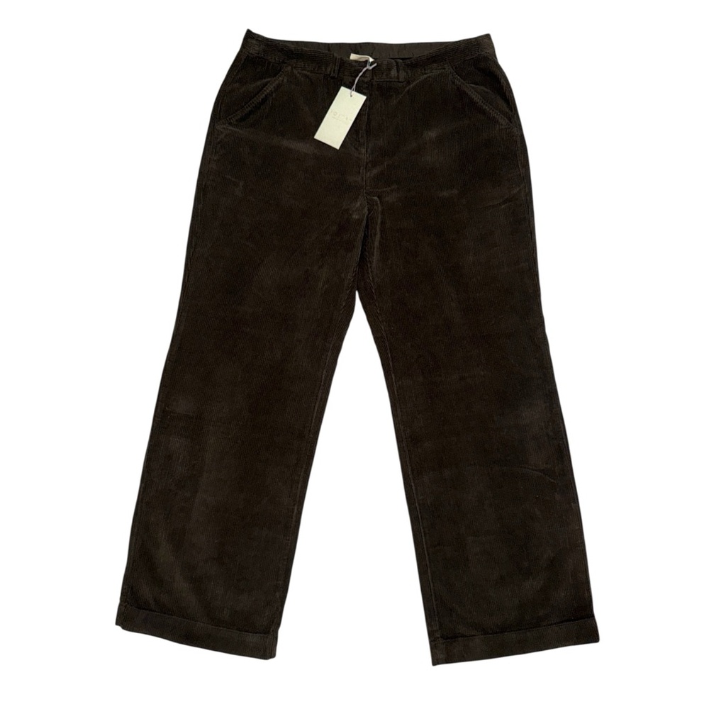 Poetry Dark Brown Corduroy‎ Trousers Women’s US 14